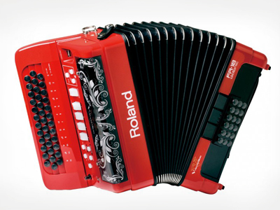 Roland FR-18 D RD diatonic V accordion - Acordeón virtual diatónico Roland FR-18 D RD diatonic V accordion - Acordeón virtual diatónico